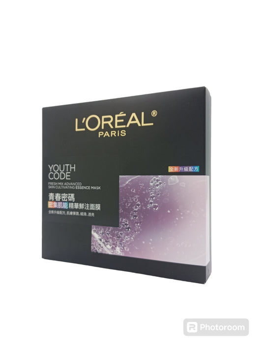 L'Oreal Youth Code Advanced Skin Cultivating Essence Mask 5pcs