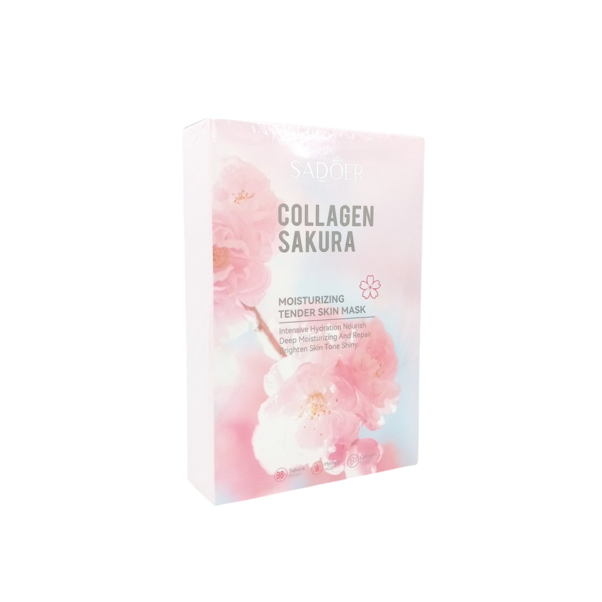 SADOER Cherry Blossom Collagen Moist& Rejuvenating Mask 10pcs