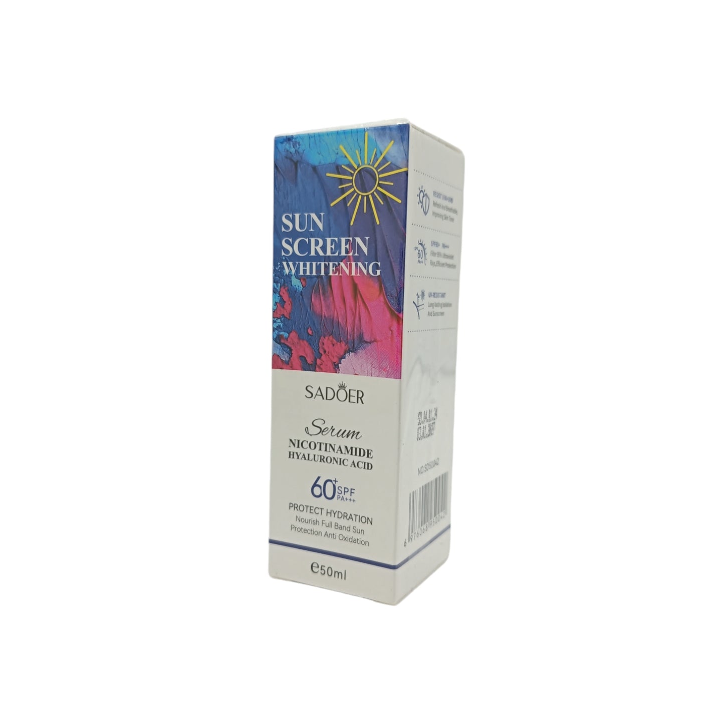 SADOER Sunscreen Whitening Essence SPF60+50ml