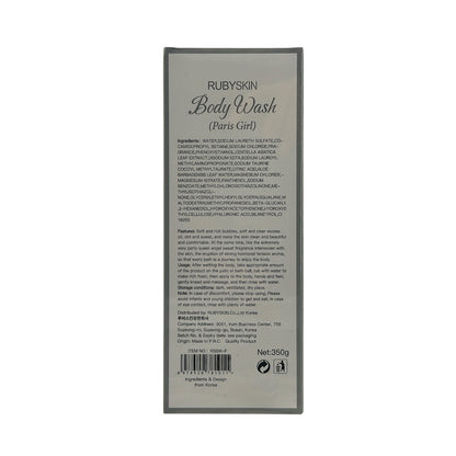 RUBYSKIN PARIS GIRL Fragrance & Moisturizing Body Wash 350g
