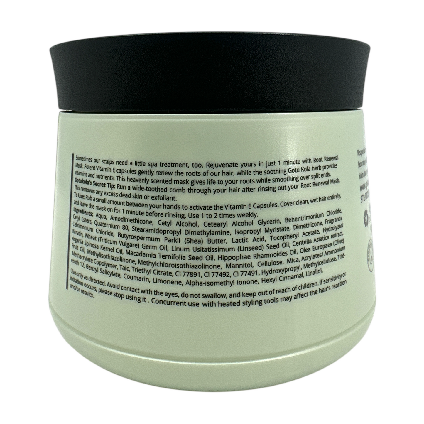 Gotukola Pealing Capsules Hair Mask 500ml – keratin and botanical oil hair treatment for volume and repair, available at Zakura Global.