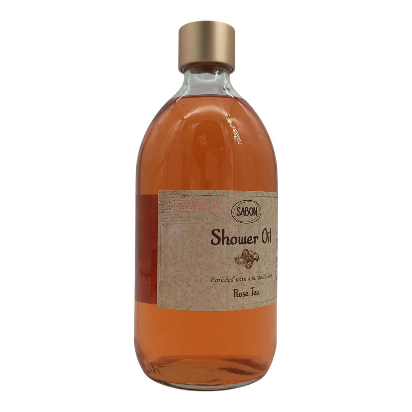 Sabon Shower Oil - Rose Tea (300ml/500ml) 500ml