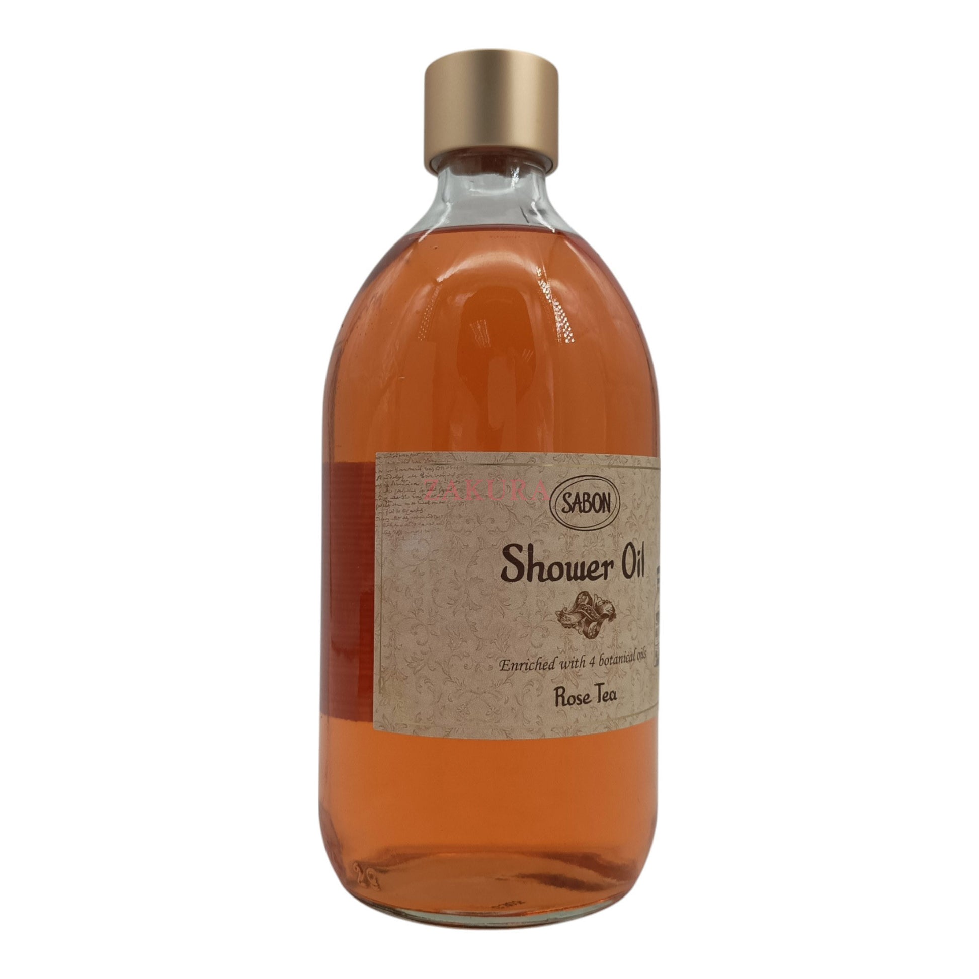 Sabon Shower Oil - Rose Tea (300ml/500ml) 500ml