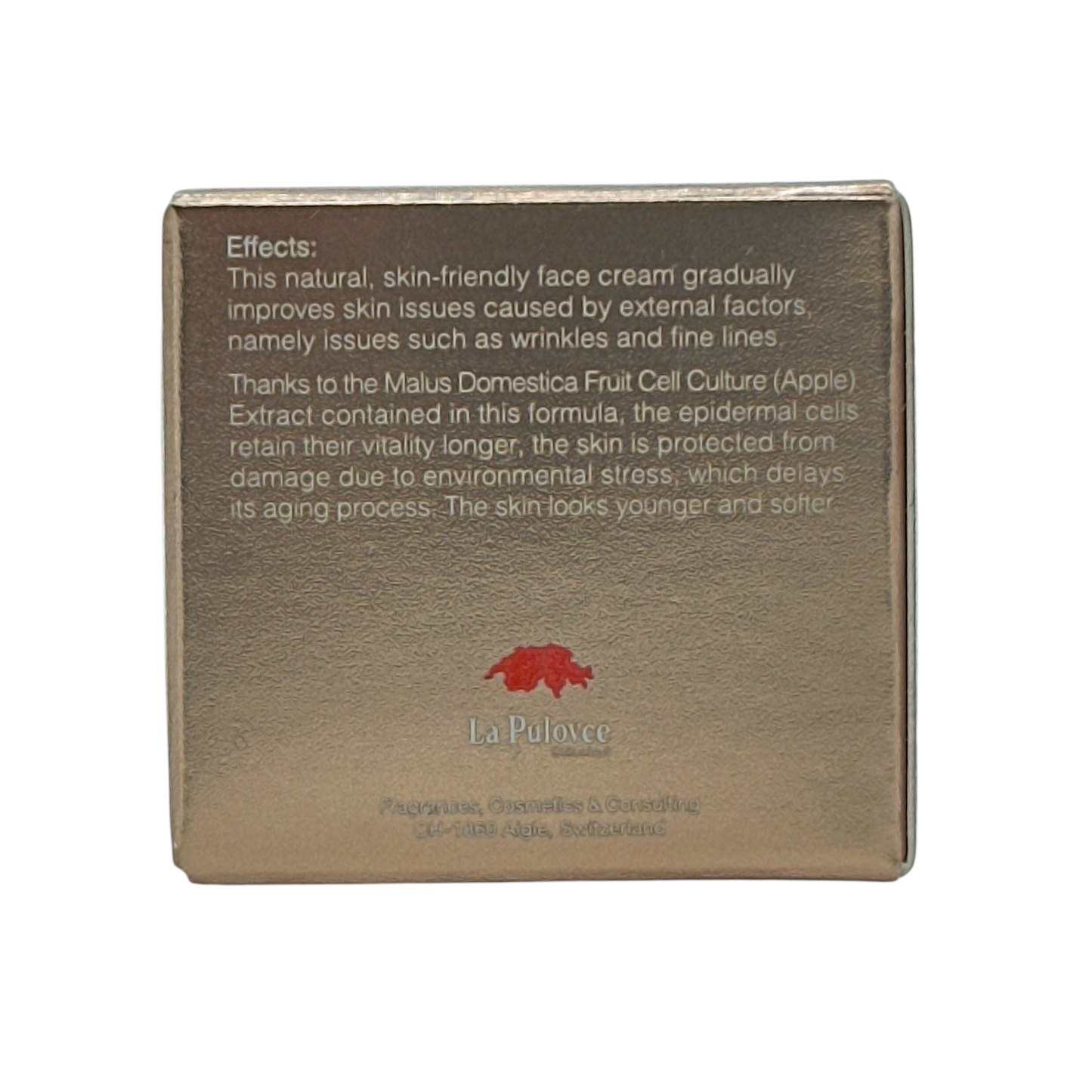 La Pulovce Anti-Wrinkle Cream Miniature – firming and hydrating Swiss skincare, available at Zakura Global.
