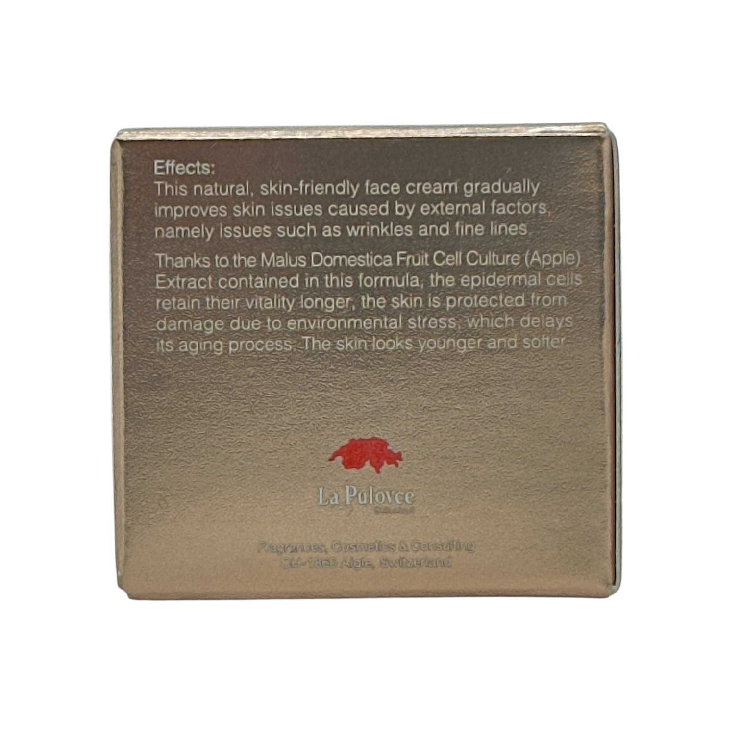 La Pulovce Anti-Wrinkle Cream Miniature – firming and hydrating Swiss skincare, available at Zakura Global.