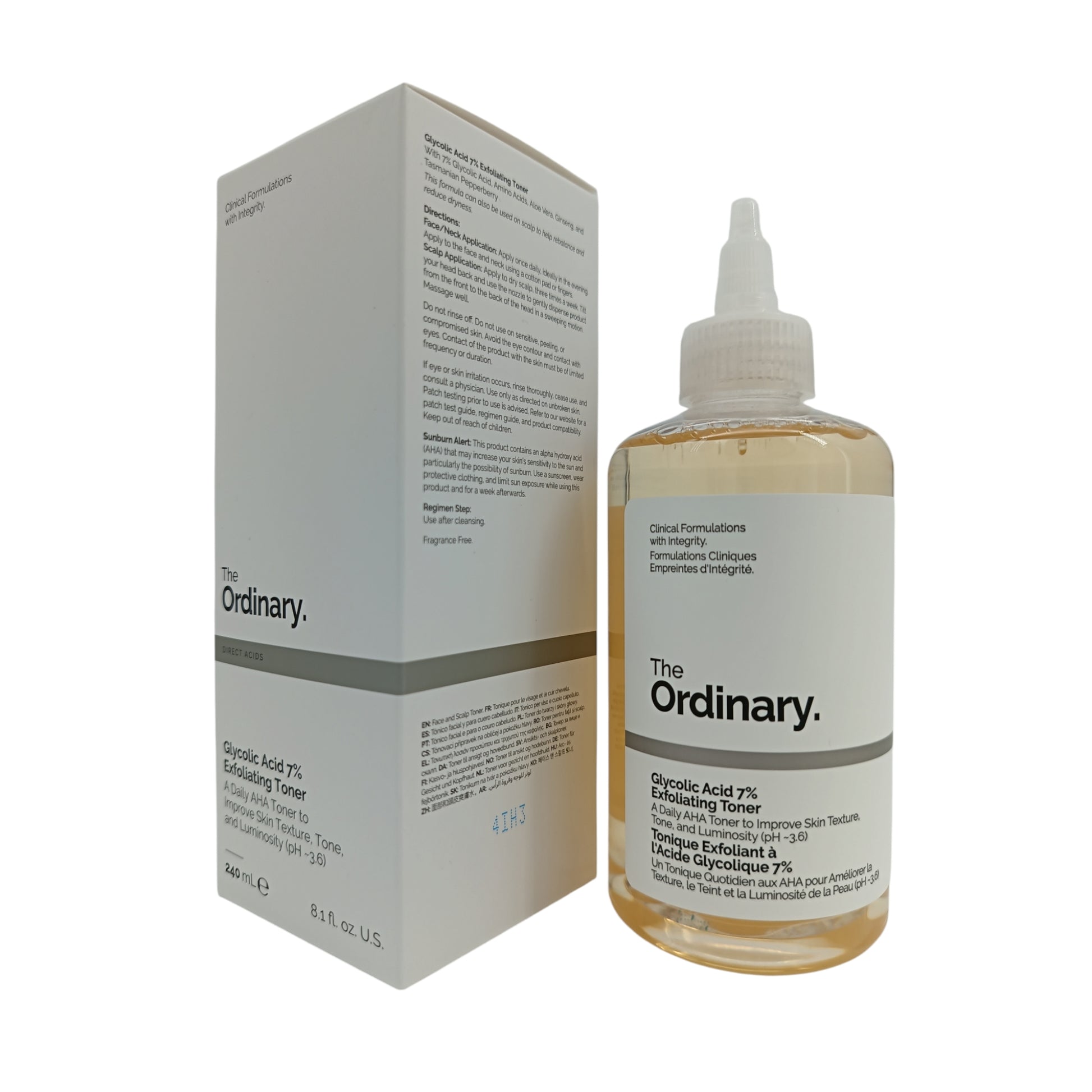 The Ordinary Glycolic Acid 7% Exfoliating Toner 240ml