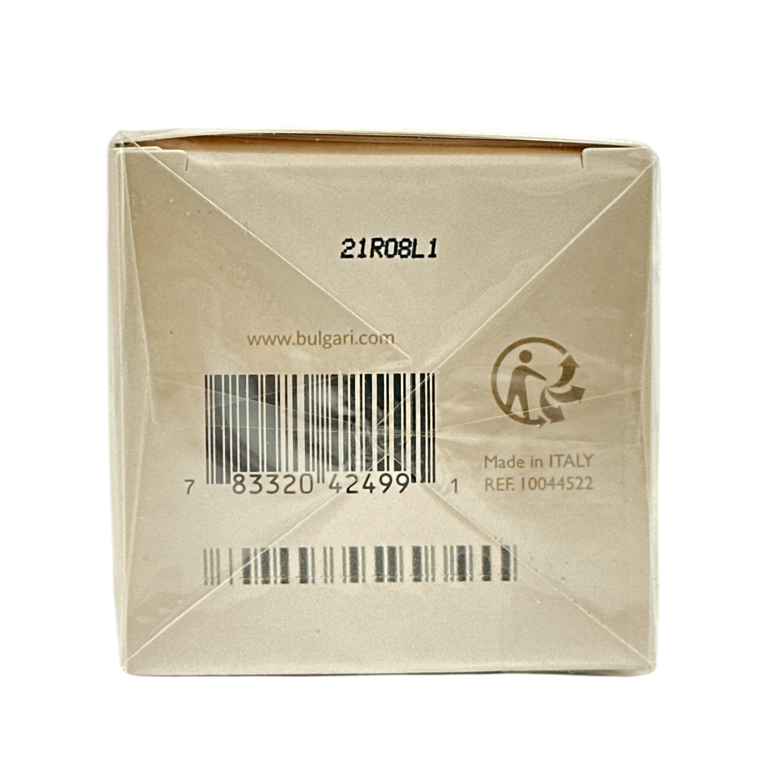 Bvlgari Eau Parfumée Thé Blanc – 75ml spray, unisex fragrance with white tea and musk, available at Zakura Global.