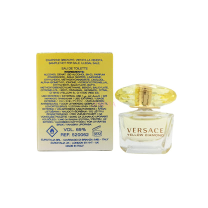 Versace Yellow Diamond Eau De Toilette Spray (Miniature) 5ml