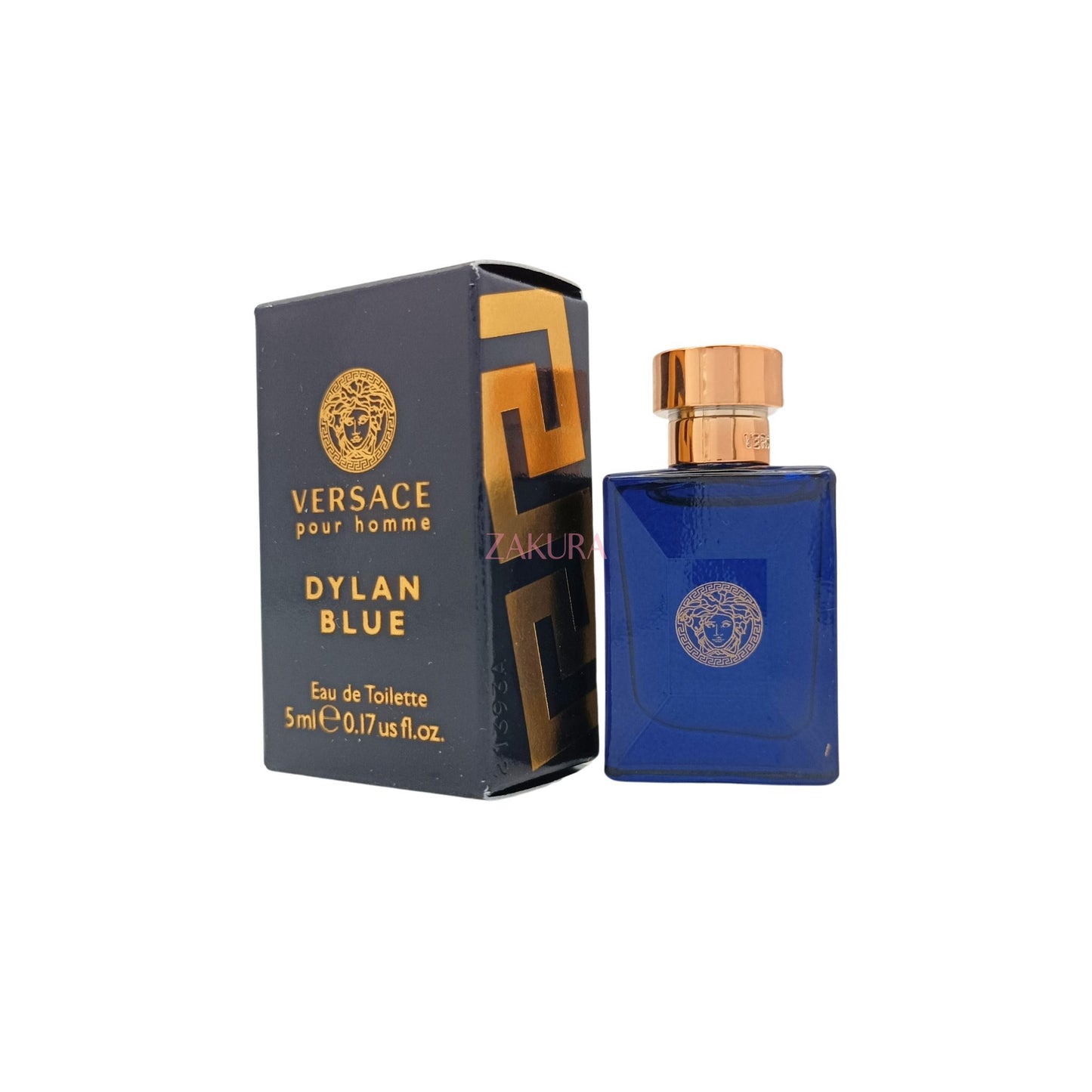 Versace Dylan Blue Eau De Toilette Spray (5ml Miniature/100ml)