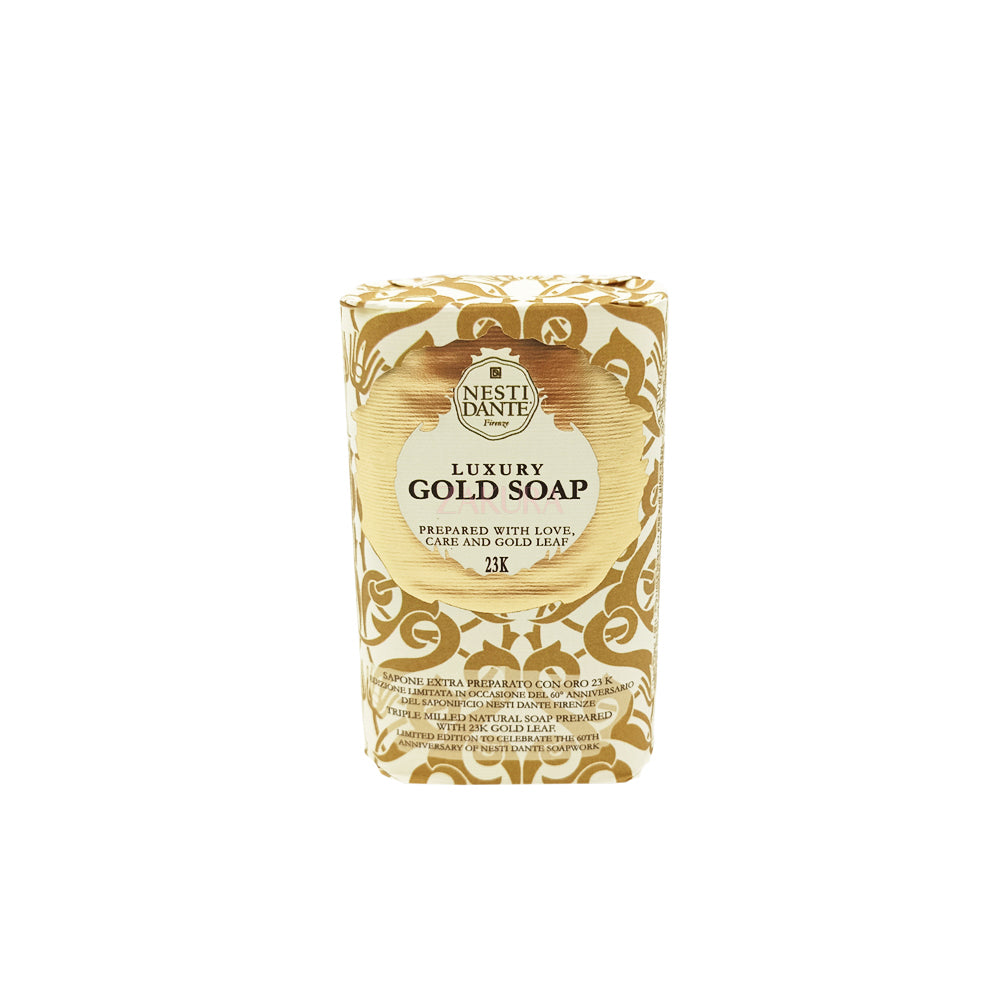 NESTI DANTE 60 Anniv. Luxury Gold Soap w/ Gold Leaf 250g