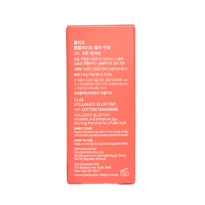 CLIO Volumate Blur Tint - 101 Cotton Tangerine 3g