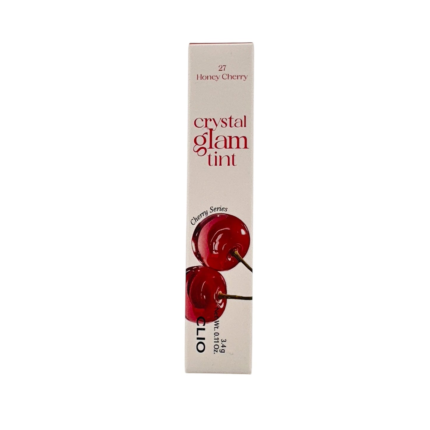 CLIO Crystal Glam Tint 27 Honey Cherry 3.1g lipstick with glossy finish from Zakura Global.
