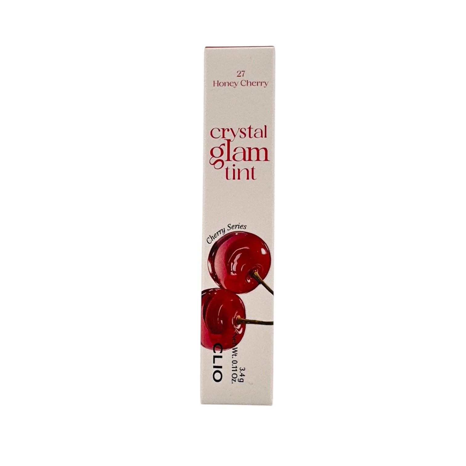 CLIO Crystal Glam Tint 27 Honey Cherry 3.1g lipstick with glossy finish from Zakura Global.

