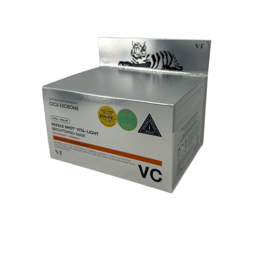 VT Reedle Shot Vita-Light Brightening Mask 30pcs by Zakura Global – brightening and hydrating facial masks with micro-needle technology.