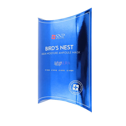 SNP Ampoule Mask 10pcs (Bird's Nest Barrier/Black Pearl Renew Black Ampoule Mask ) Bird's Nest Barrier Ampoule Mask