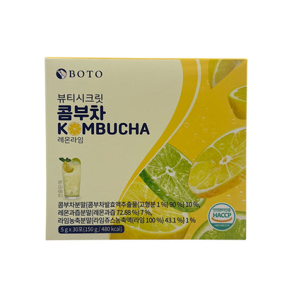 BOTO Lime Lemon Flavor Slimming Kombucha 5g X 30 bags