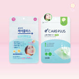 Olive Young Care Plus Scar Cover Spot Patch 102pcs – hydrocolloid acne patches in two sizes for fast healing, available at Zakura Global.
