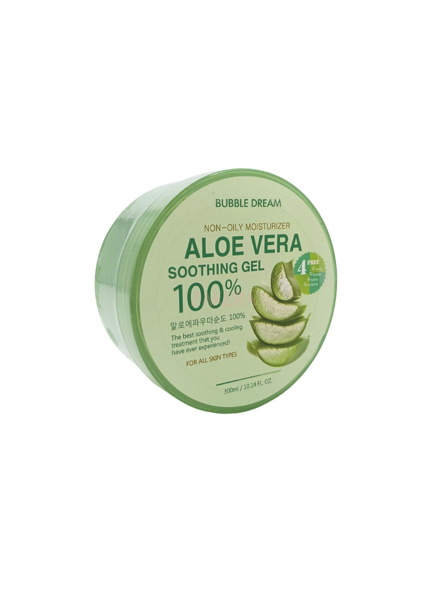 Bubble Dream Aloe Vera Soothing Moisturizing Gel 100% 300ml