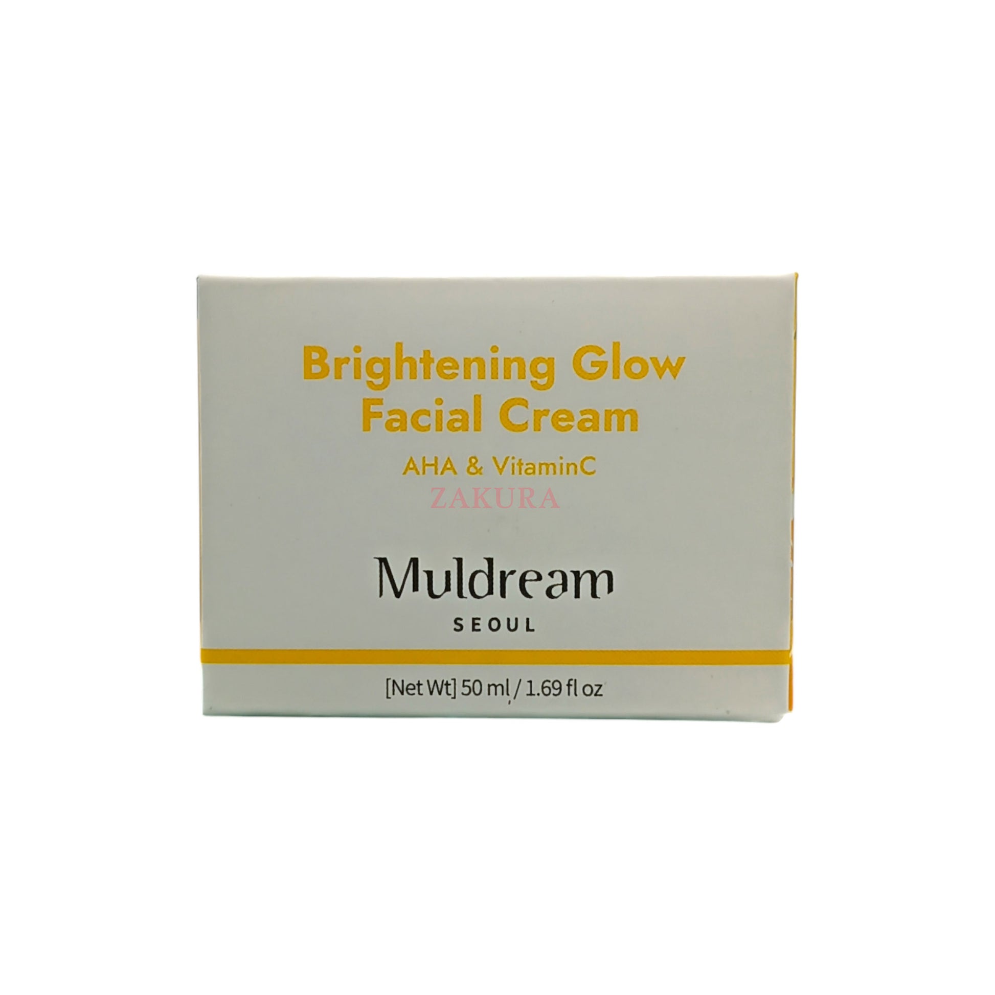 Muldream Brightening Glow Facial Cream - AHA & VitaminC 50ml