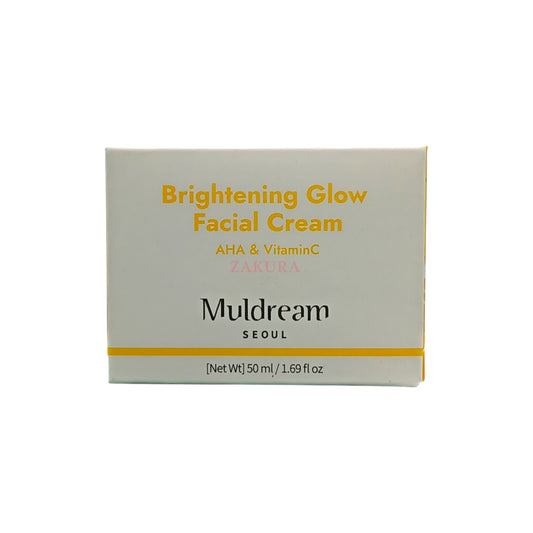 Muldream Brightening Glow Facial Cream - AHA & VitaminC 50ml