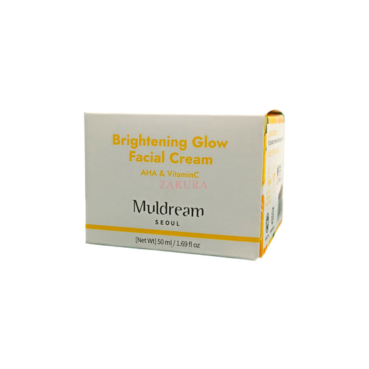 Muldream Brightening Glow Facial Cream - AHA & VitaminC 50ml