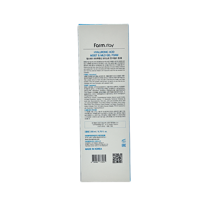 Farm Stay Hyaluronic Acid Moist & Mild Gel Foam 200ml