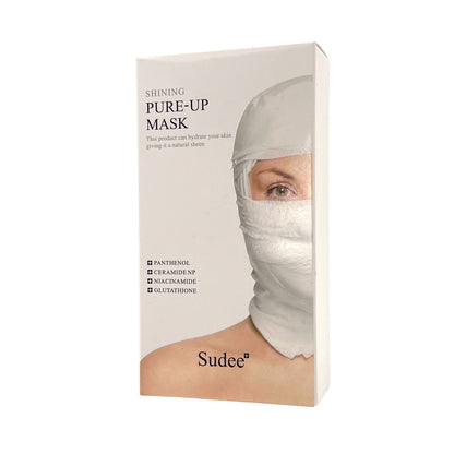 Sudee Shining Pure-Up Mask 10pcs by Zakura Global – brightening and hydrating facial masks for radiant, luminous skin.