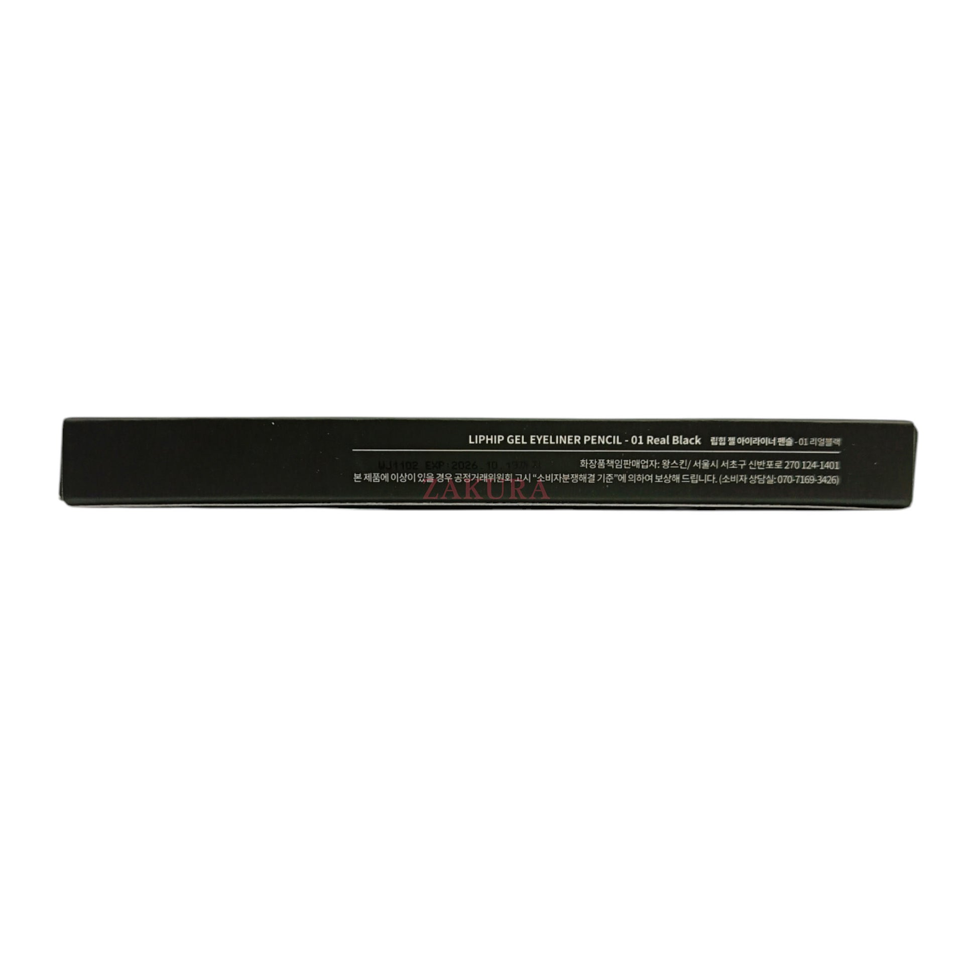 LipHip Gel Eyeliner Pencil 0.4g 01 Real Black