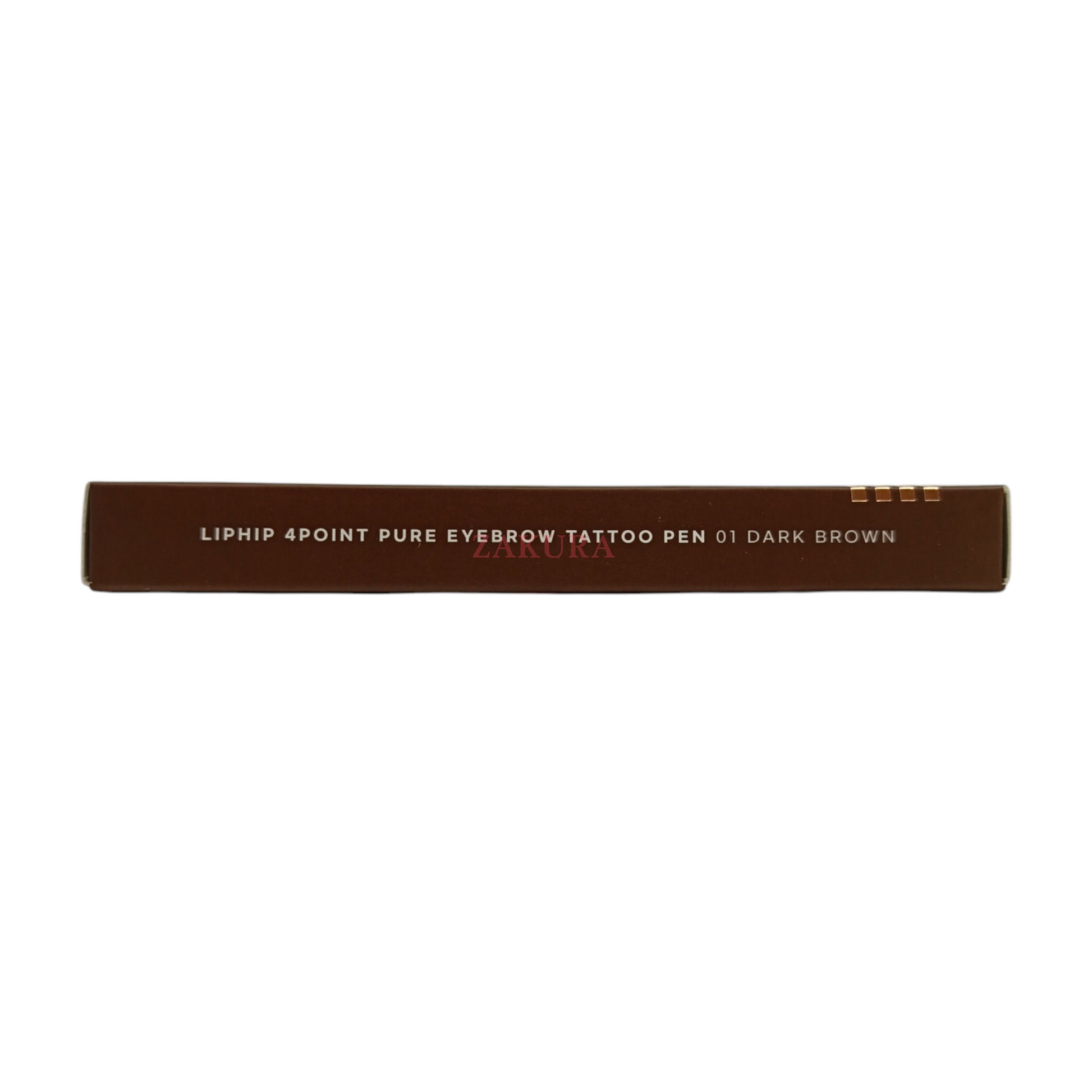 LipHip 4Point Pure Eyebrow Tattoo Pen 0.8g (01 Dark brown/ 02 Light brown) 01 Dark brown