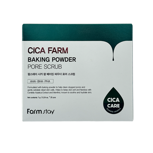 Farm Stay Cica Farm Baking Powder Pore Scrub 25pcs