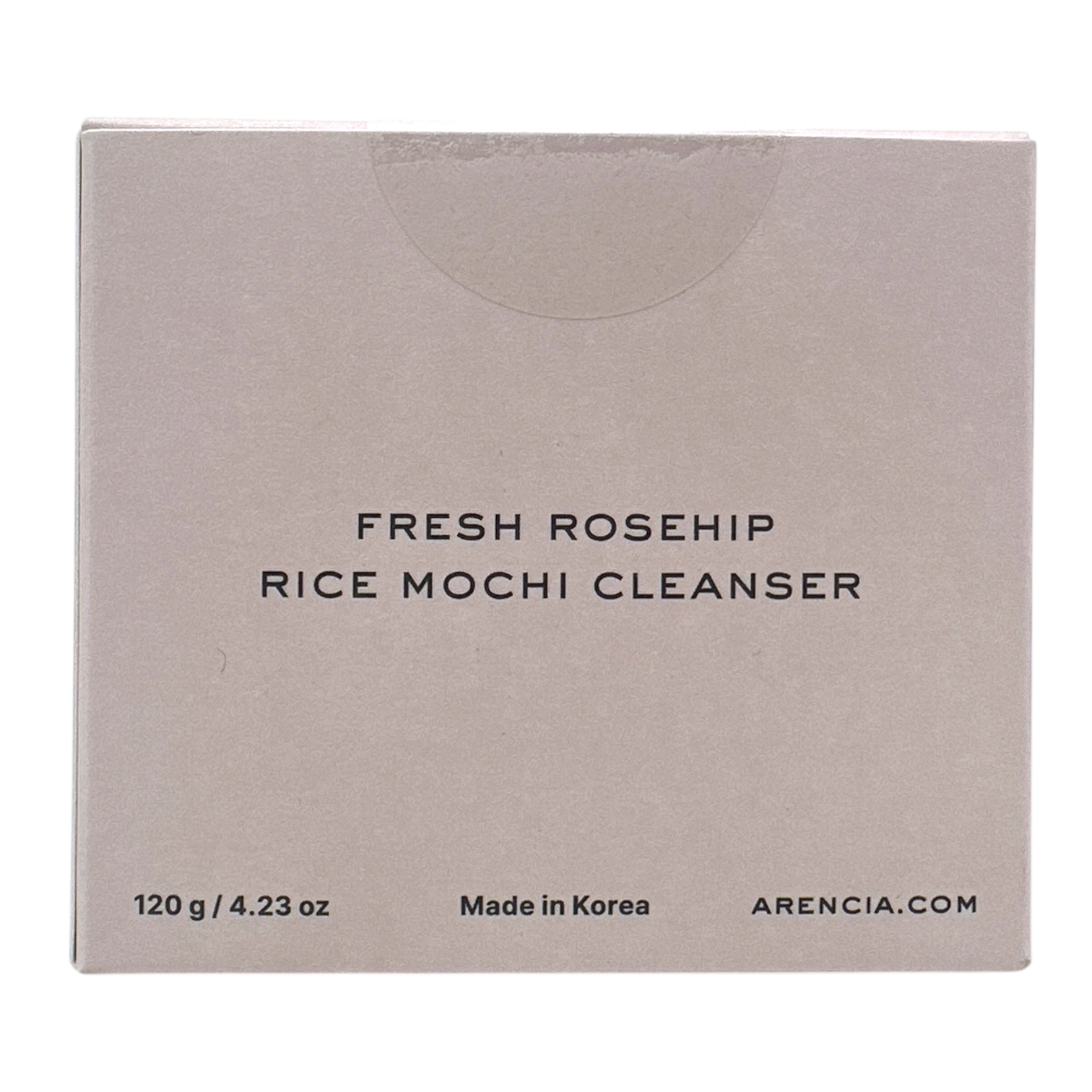 Arencia Fresh Rosehip Mochi Cleanser – Korean mochi-textured cleanser with rosehip and aloe vera, available at Zakura Global.
