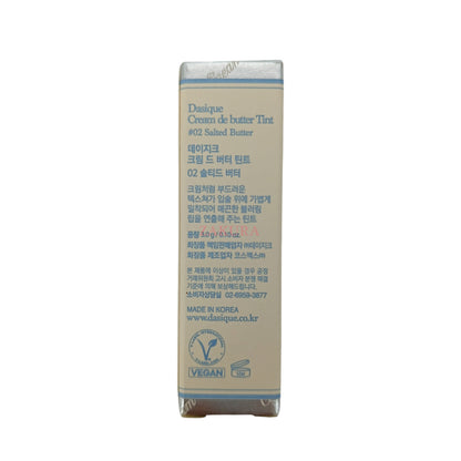 Dasique Cream De Butter Tint - (01 Mauve Cream/02 Salted Butter) 1pc