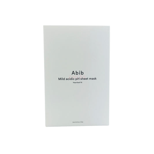 Abib Mild Acidic pH Sheet Mask 10pcs (Heartleaf Fit/ Jericho Rose Fit) Heartleaf Fit