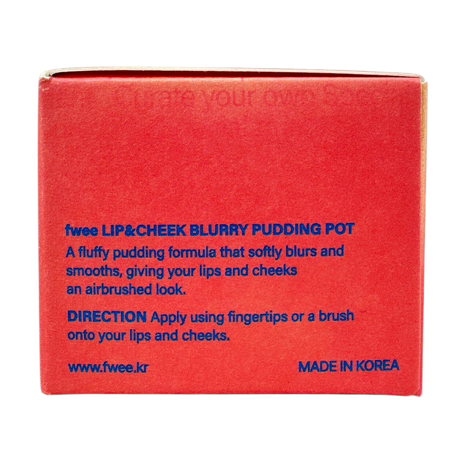 Lip & Cheek Blurry Pudding Pot – Boy 5g in compact jar, Korean multi-use makeup for lips and cheeks, available at Zakura Global.