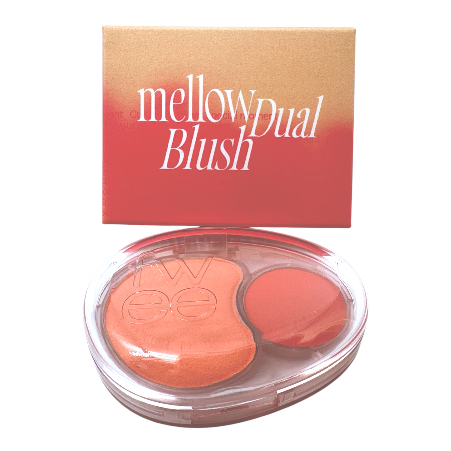 fwee Mellow Dual Blusher - Coral 7.2g