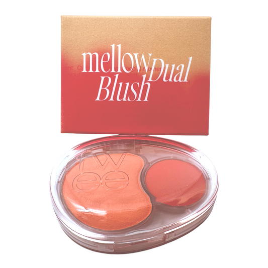 Mellow Dual Blusher - Coral 7.2g
