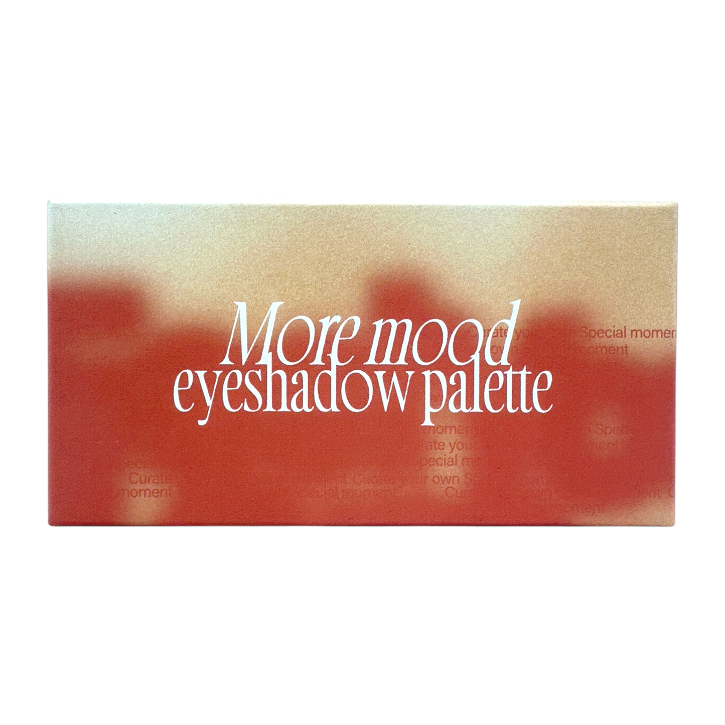 More Mood Eyeshadow Palette – 01 More Than Nude 12g, Korean 15-pan palette with neutral and rosy tones, available at Zakura Global.