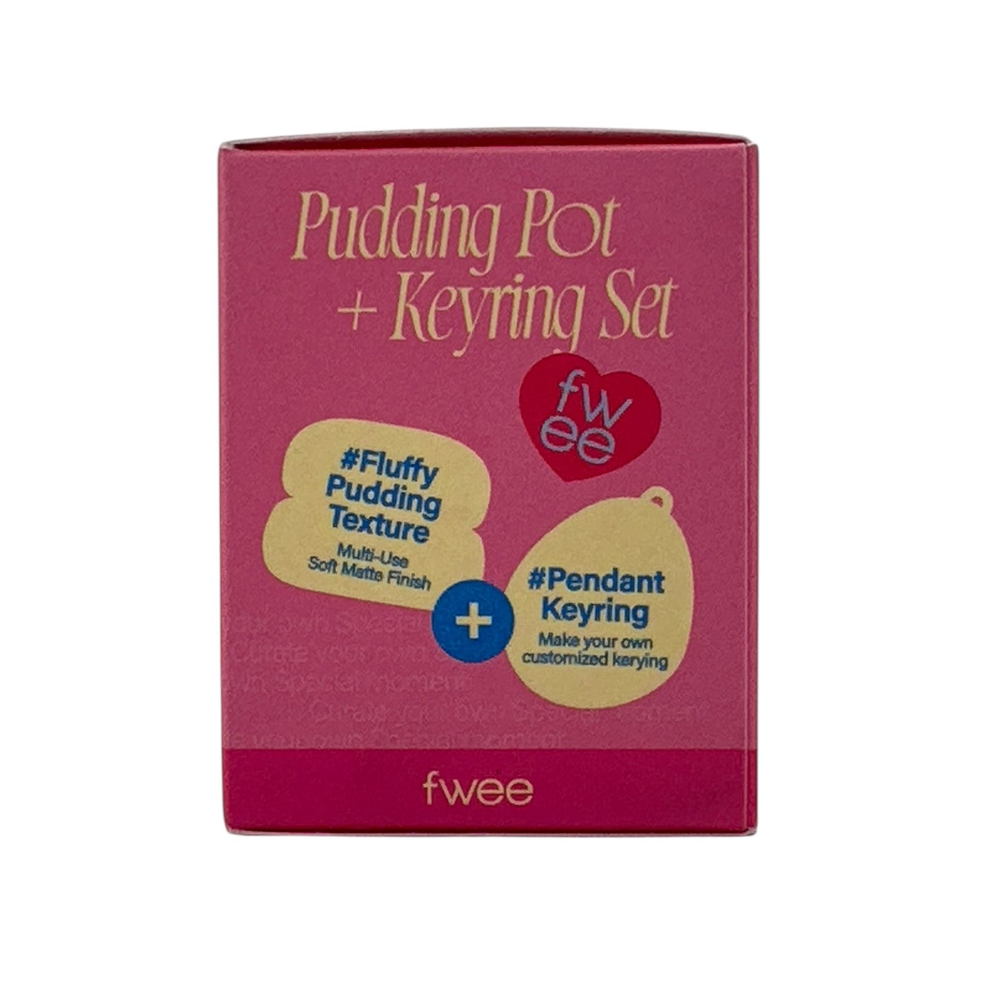 fwee Lip & Cheek Blurry Pudding Pot - My + Pendant Keyr 2pcs