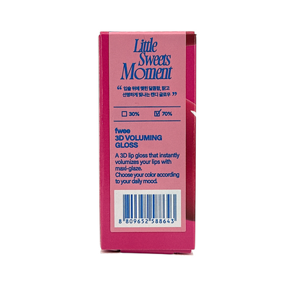 fwee 3D Voluming gloss 70% - B10 Yogurt 5.3g