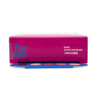 fwee Pocket Eye Palette EP05 Grape Bonbon 6.6g by Zakura Global – compact eyeshadow palette with grape-inspired tones and silky texture.