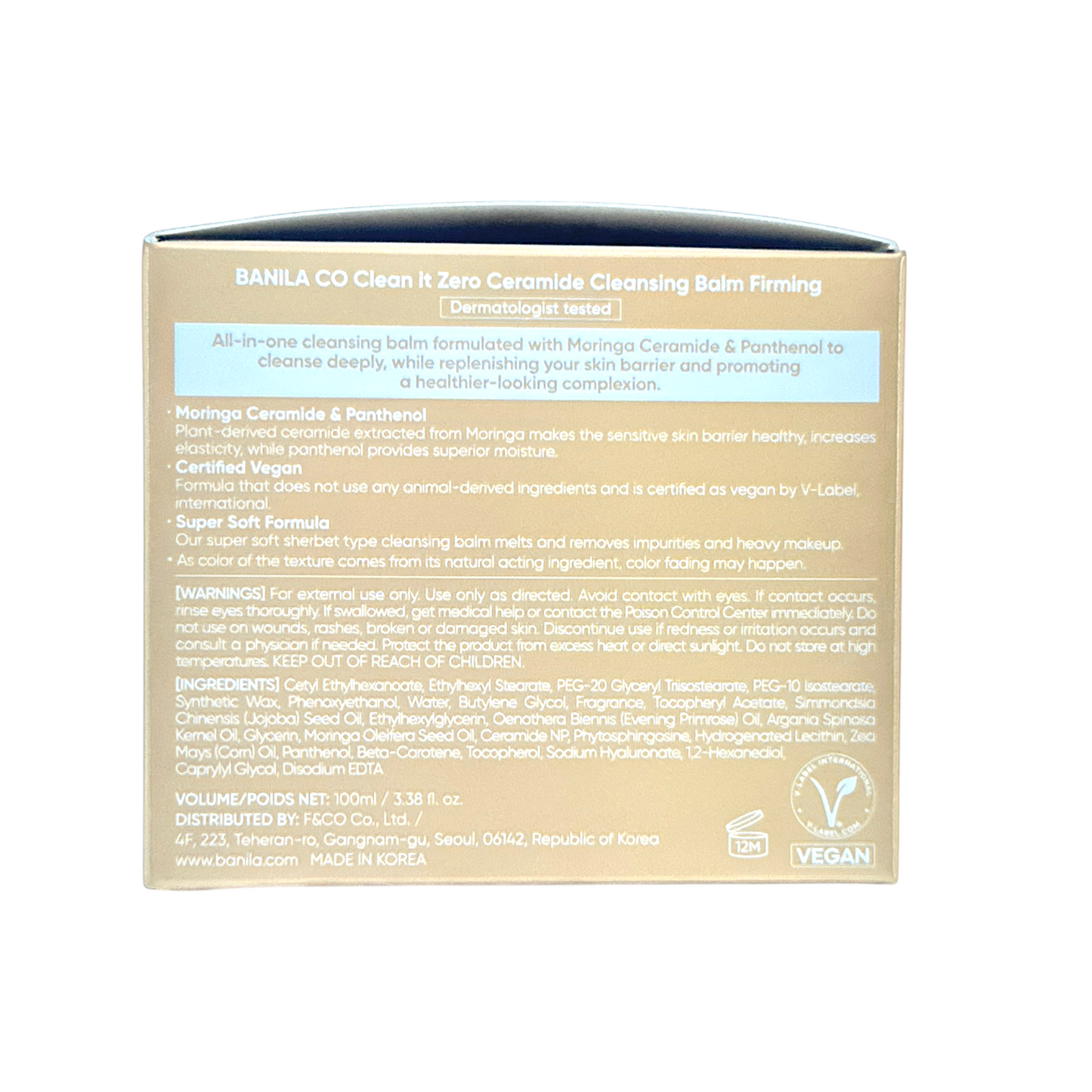 Banila Co. Clean It Zero Cleansing Balm - Ceramide 3-in-1 Fir 100ml