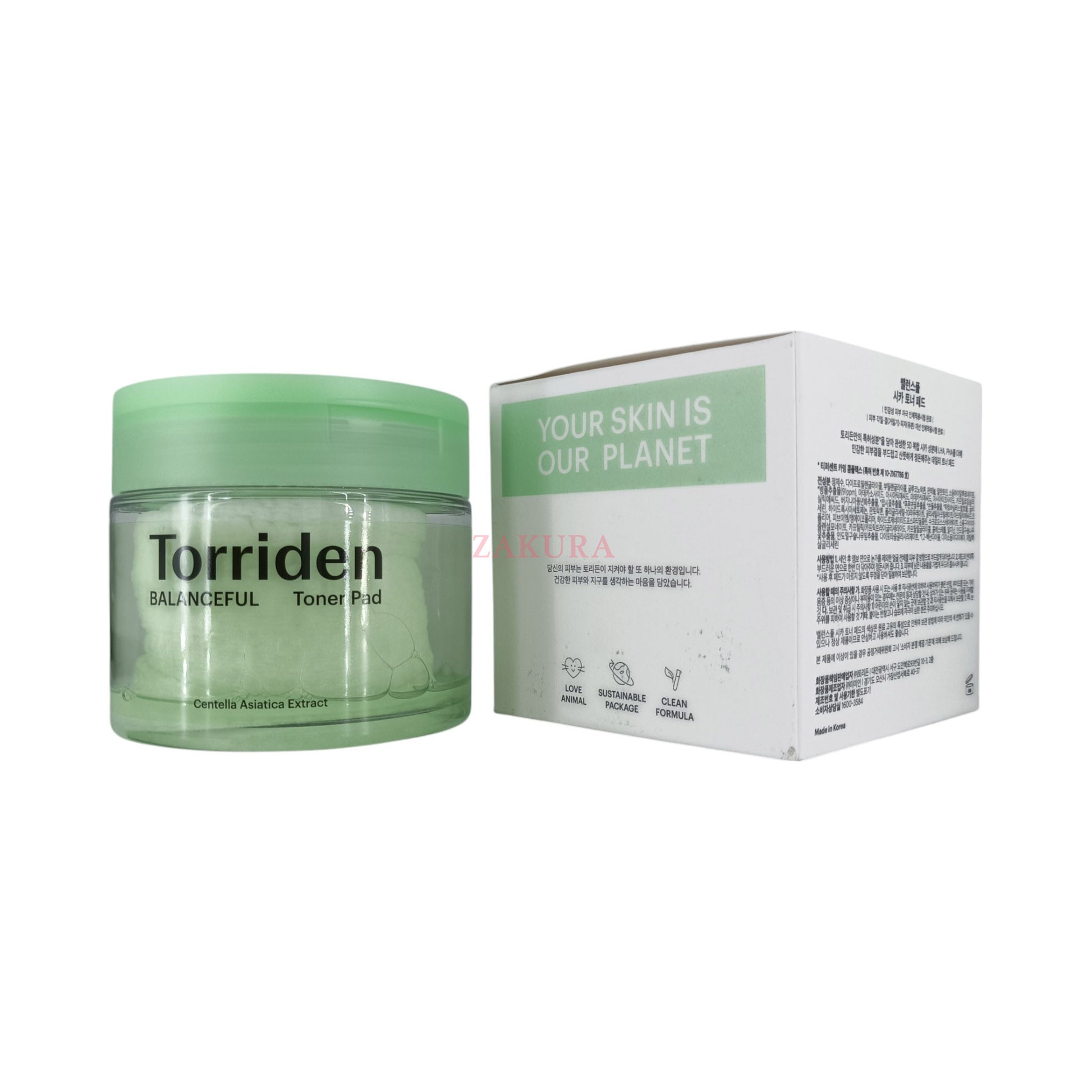 Torriden Balanceful Cica Toner Pad 60pads