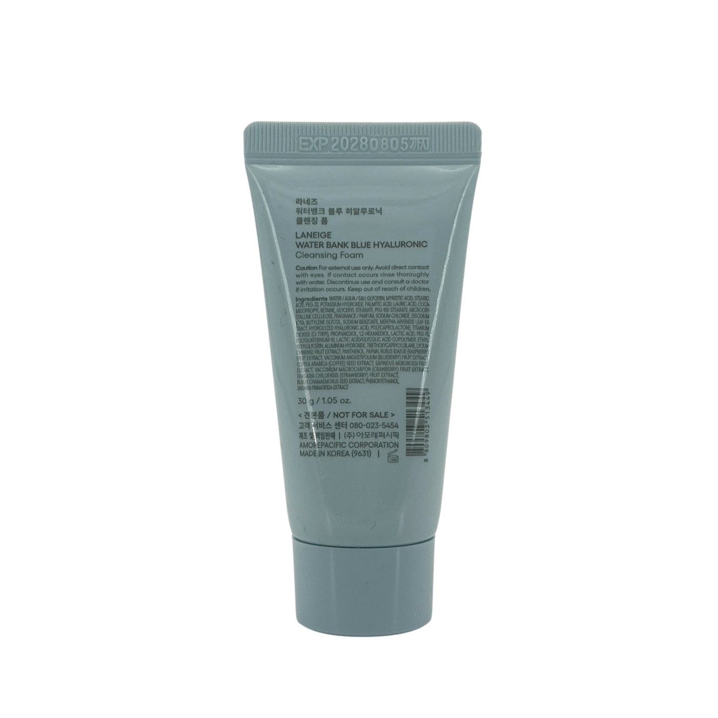 Laneige Water Bank Blue Hyaluronic Cleansing Foam (Mini) 30g