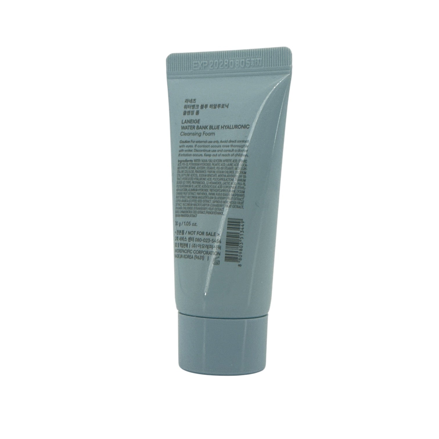 Laneige Water Bank Blue Hyaluronic Cleansing Foam (Mini) 30g