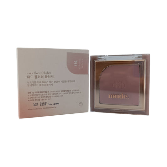 Mude Flutter Blusher 5g (2 Pitch a Peach/ 4 Mauve Note) 4 Mauve Note