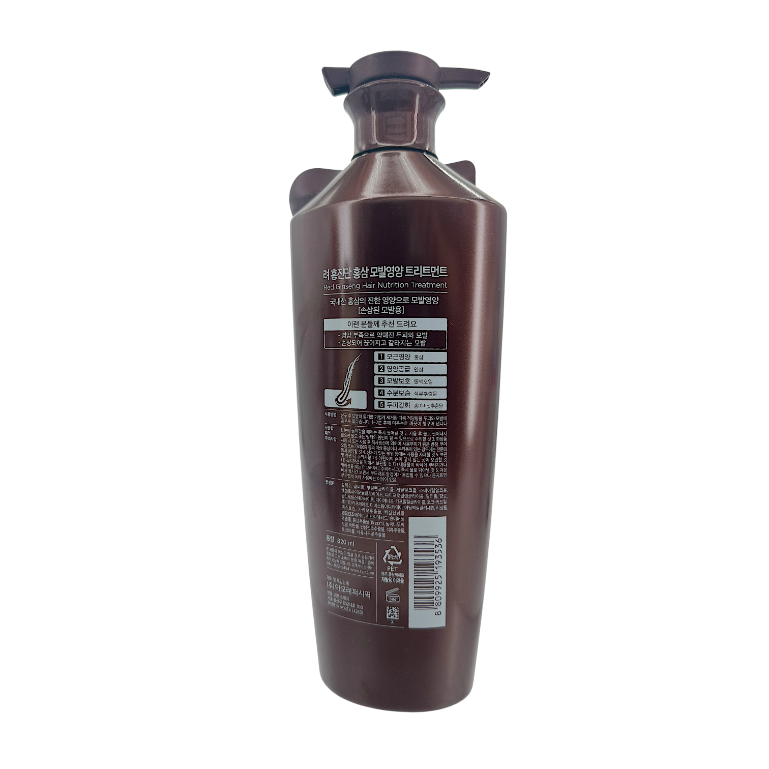 Ryo Red Ginseng Nutrition Treatment 820ml