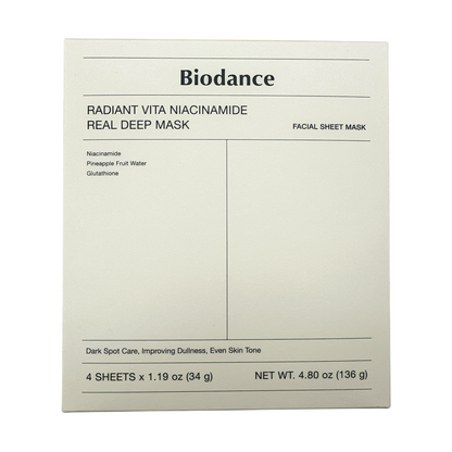 Biodance Real Deep Mask 4pcs