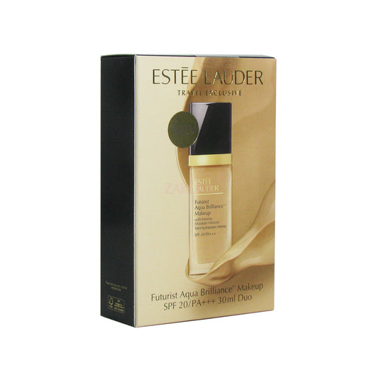 Estee Lauder Futurist Aqua Brilliance Makeup SPF20/PA++ 2x30ml (1C0 Duo/2C0) 2C0