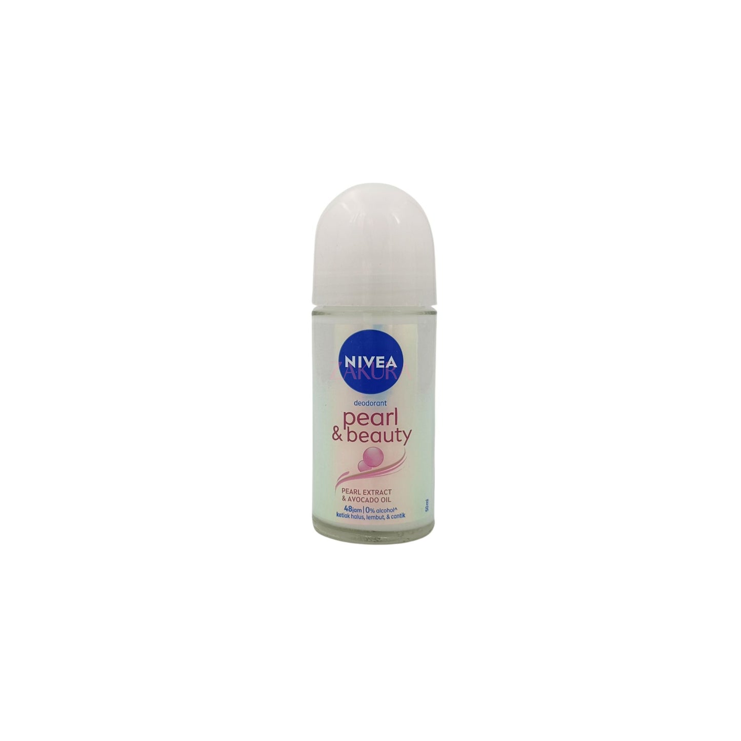 Nivea Roll On 50ml (Brightening Skill Touch/Pearl & Beauty/Black & White Radiant & Smooth/Brightening Antibakteri) Pearl & Beauty