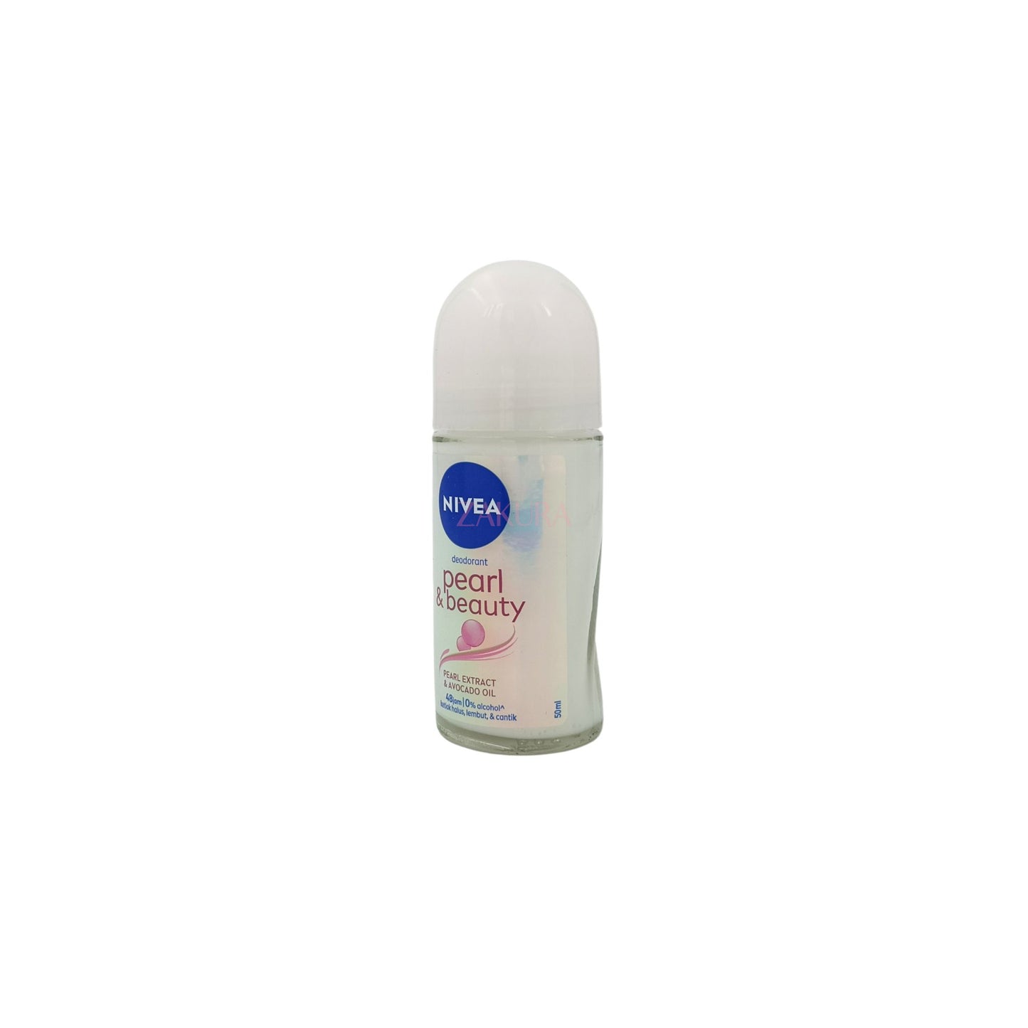 Nivea Roll On 50ml (Brightening Skill Touch/Pearl & Beauty/Black & White Radiant & Smooth/Brightening Antibakteri) Pearl & Beauty